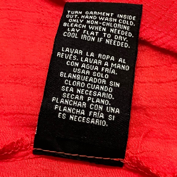 Women's Cap Sleeve Tie Front Blouse with Lace Inset - Picture 11 of 15